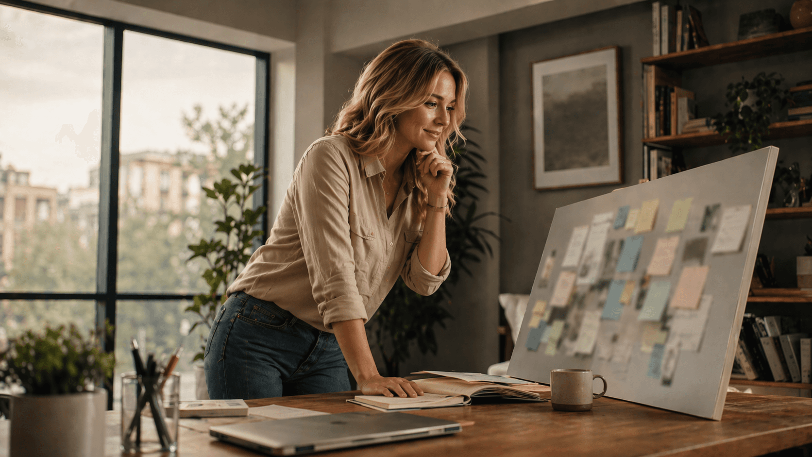 Professional strategically planning their job search